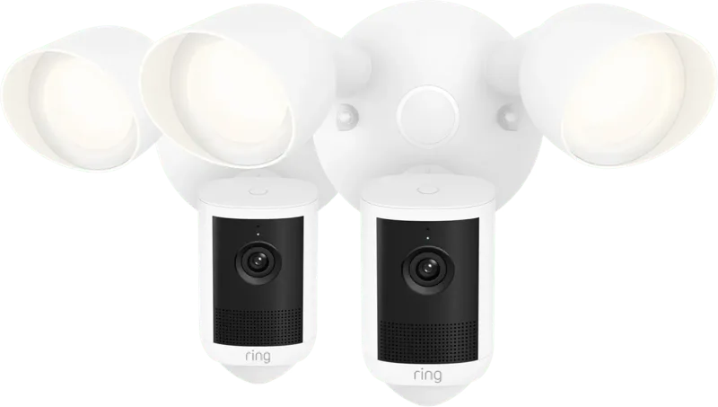 Floodlight Camera 2e Generatie Wit Duo Pack by Ring – product photo