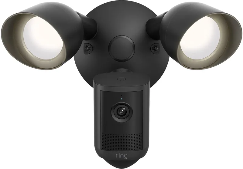Floodlight Camera 2K - Zwart van Ring in Zwart – productfoto