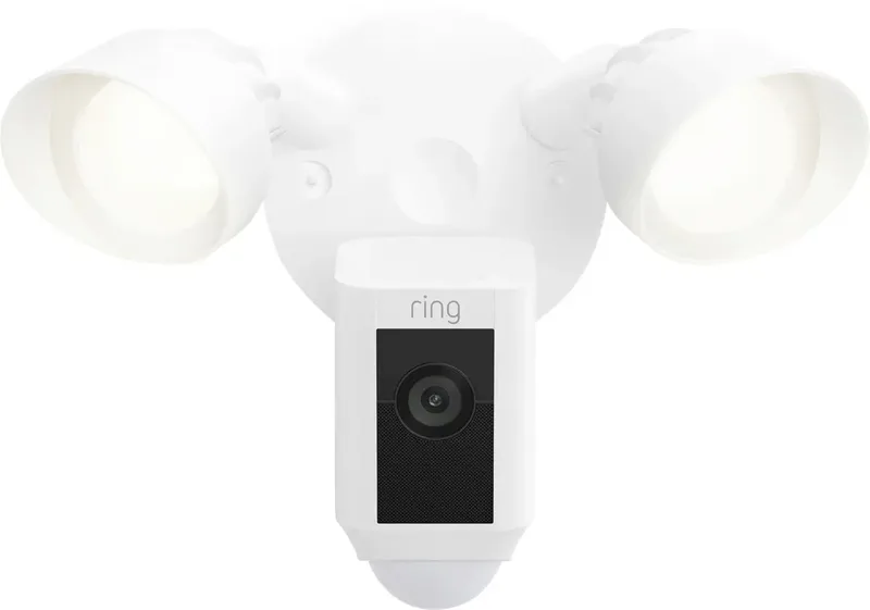 Floodlight Camera Plus - Vaste aansluiting från Ring i Vit – produktbild 3 av 3