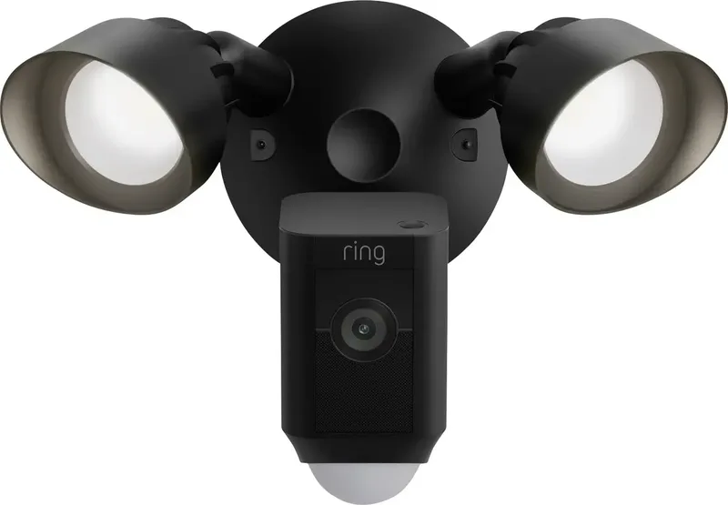 Floodlight Camera Plus - Vaste aansluiting by Ring in Black – product photo 3 of 3