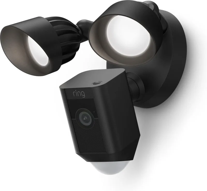 Floodlight Camera Plus - Vaste aansluiting by Ring in Black – product photo 1 of 3