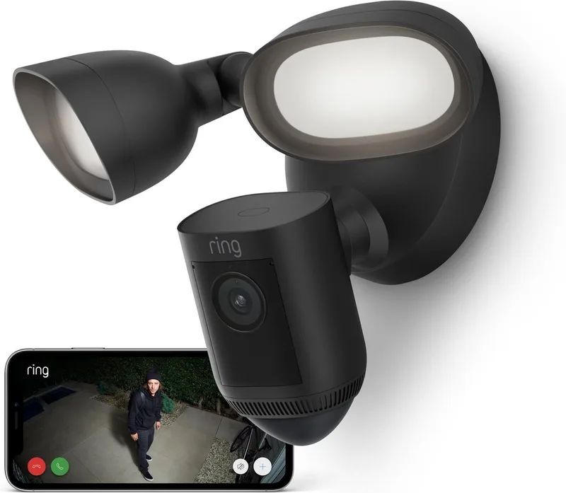 Floodlight Camera Pro från Ring i Svart – produktbild