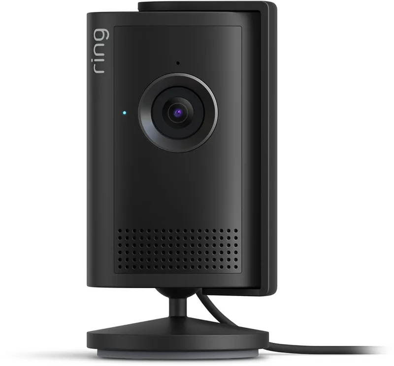 Indoor Camera 2K - Beveiligingscamera - Binnenhuis camera van Ring in Zwart – productfoto