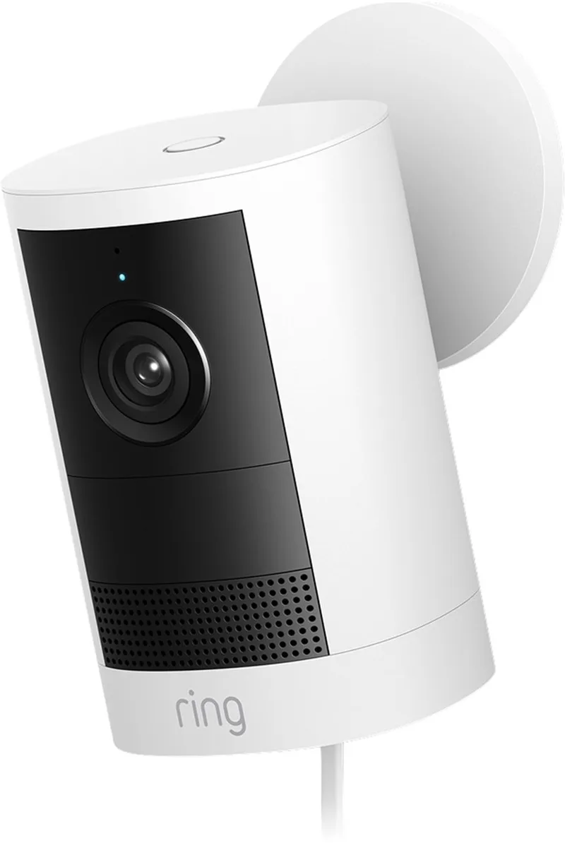 Outdoor Camera 2K - Op adapter de Ring en Blanc – photo produit