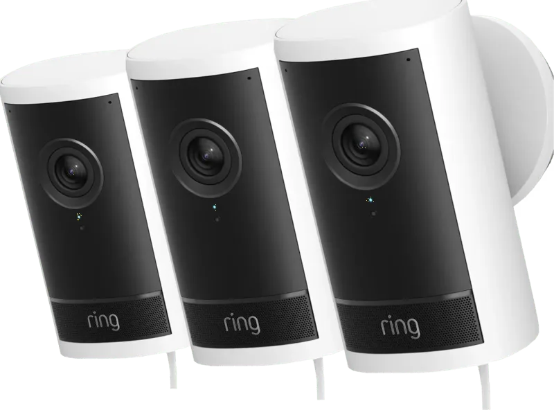 Outdoor Camera Pro Stekker Wit 3-Pack de Ring – photo produit