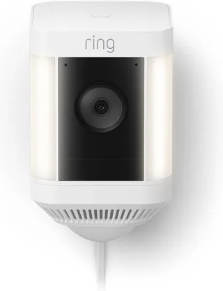 Spotlight Cam Plus - Plug-In - Beveiligingscamera från Ring i Vit – produktbild 1 av 3