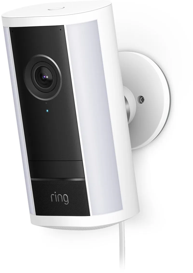 Spotlight Camera 4K Pro - Met adapter de Ring en Blanc – photo produit