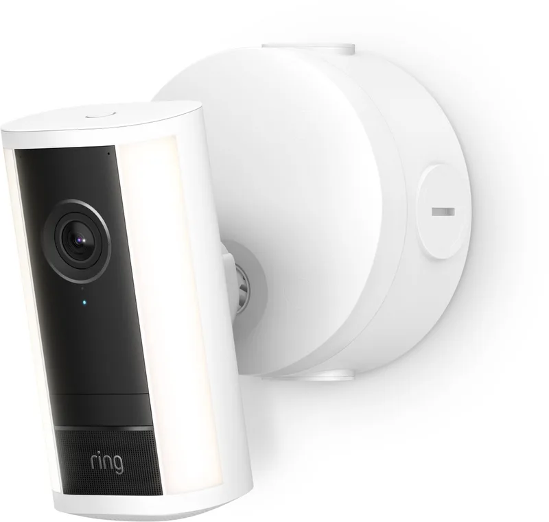 Spotlight Camera 4K Pro - PoE de Ring en Blanc – photo produit