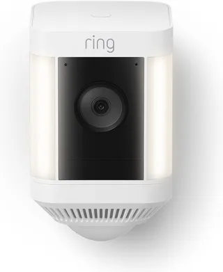 Spotlight Camera Plus - Op batterij från Ring i Vit – produktbild 1 av 3