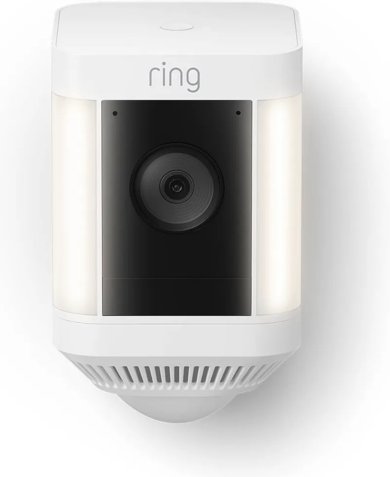 Spotlight Camera Plus - Op batterij från Ring i Vit – produktbild 1 av 3