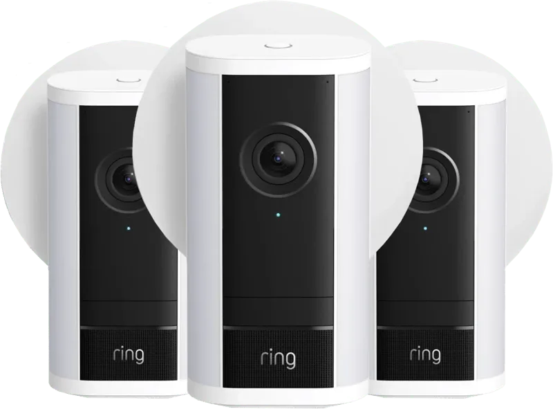Spotlight Camera Pro 2e Generatie Stekker Wit 3-Pack by Ring – product photo