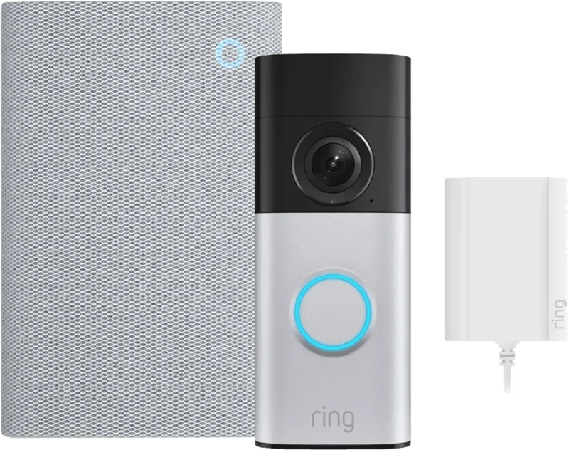 Stekker Video Deurbel Plus Stekker 3e Generatie + Chime Plus van Ring – productfoto