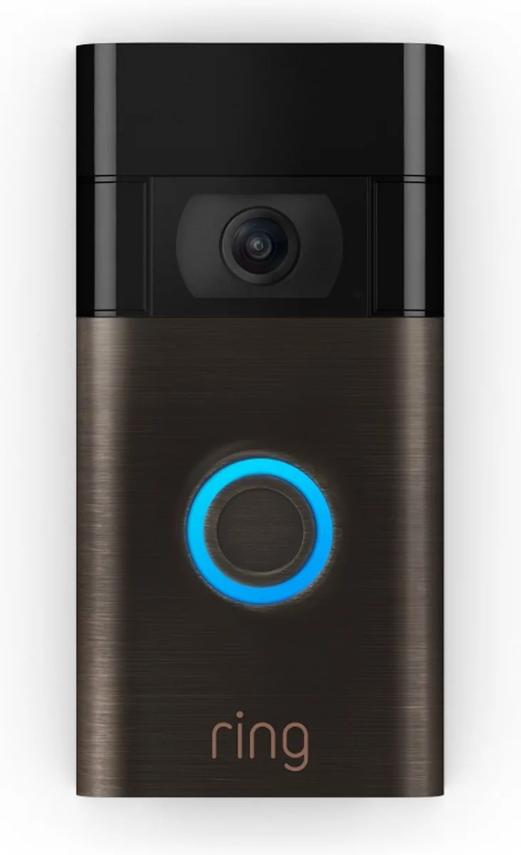 Video Deurbel (2de generatie) - Batterij - 1080p HD-video - Venetiaans van Ring in Brons – productfoto