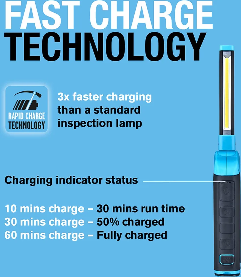 werkplaats inspectie led lamp von Ring in Blau – Produktfoto