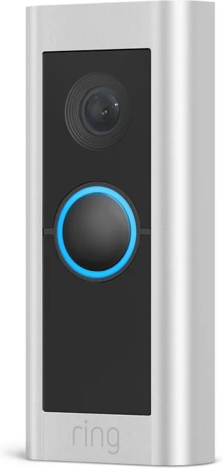 Wired Video Doorbell Pro Plug-In - Slimme deurbel - 1536p HD-video - 3D-bewegingsdetectie (voorheen Video Doorbell Pro 2) de Ring en Nikkel-Satijn – photo produit 1 sur 2