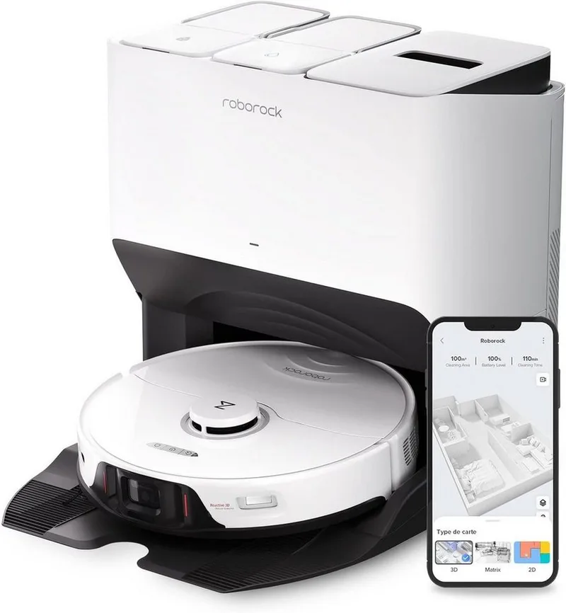 Nass-Trocken-Saugroboter Roborock S8 Pro Ultra fra Roborock i Hvid – produktbillede 1 af 5