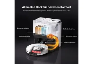 Nass-Trocken-Saugroboter Roborock S8 Pro Ultra fra Roborock i Hvid – produktbillede 4 af 5