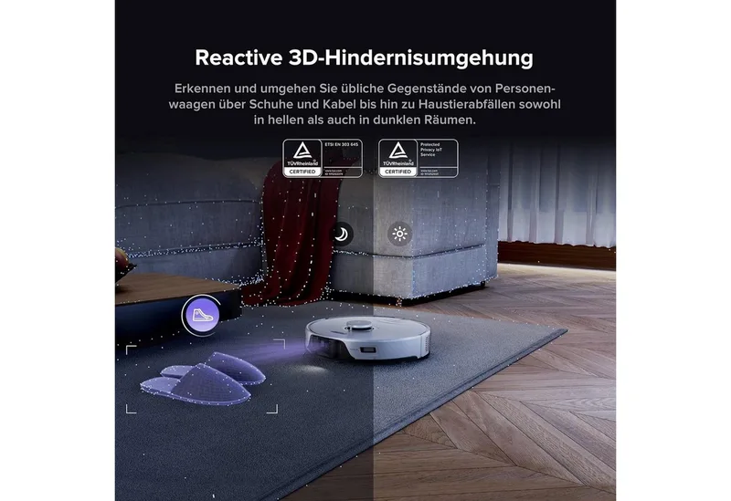 Nass-Trocken-Saugroboter Roborock S8 Pro Ultra fra Roborock i Hvid – produktbillede 5 af 5
