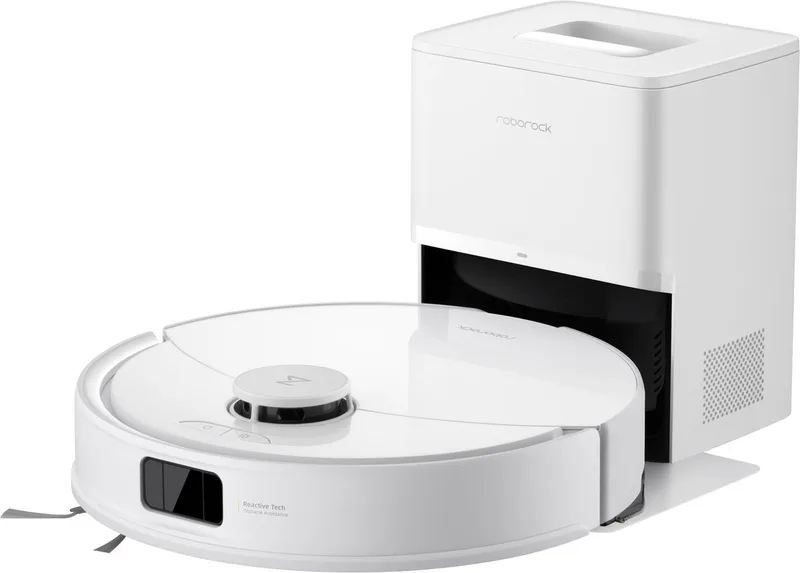 Q10 PF+ - Robotstofzuiger met dweilfunctie-10000Pa-Dubbele anti-klit - automatisch wissen-LiDAR-navigatie - 8 mm automatisch liftend mopsysteem - verboden zone - S8+/Q8 Max+ upgrade (Q10 X5+) von Roborock in Weiß – Produktfoto