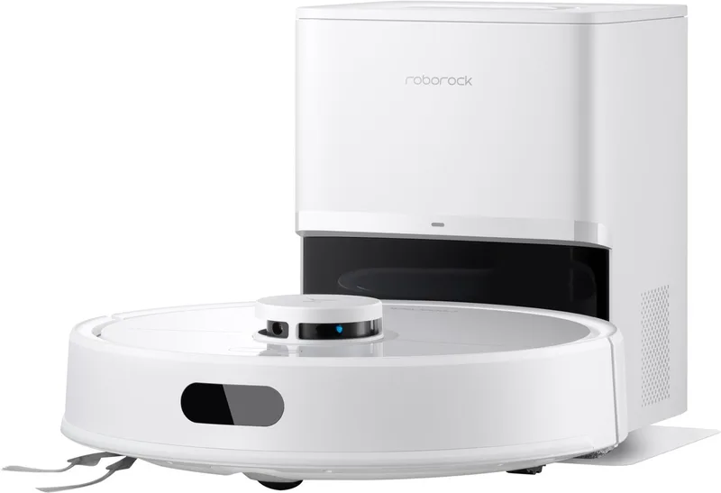 Q7 BF+-Robotstofzuiger met dweilfunctie-8000Pa-Dubbele anti-klit-automatisch wissen-LiDAR-navigatie-verboden zone-Q5 Max+/Q5 Pro/Q7 Max+ upgrade van Roborock in Wit – productfoto