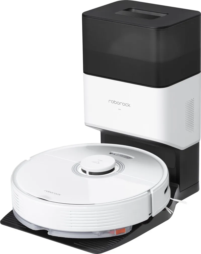 Q7 Max+ - Robotstofzuiger - Met dweilfunctie - 2.9L automatische stofbak van Roborock in Wit – productfoto