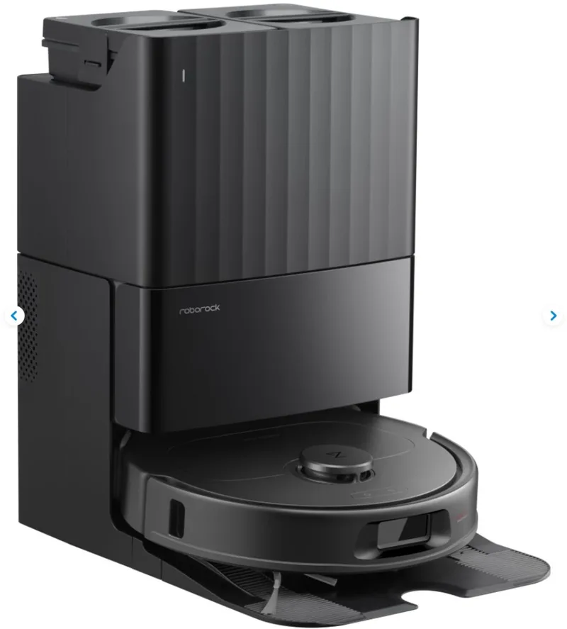 qrevo s prox black – Robotstofzuiger met dweil van Roborock in Zwart – productfoto