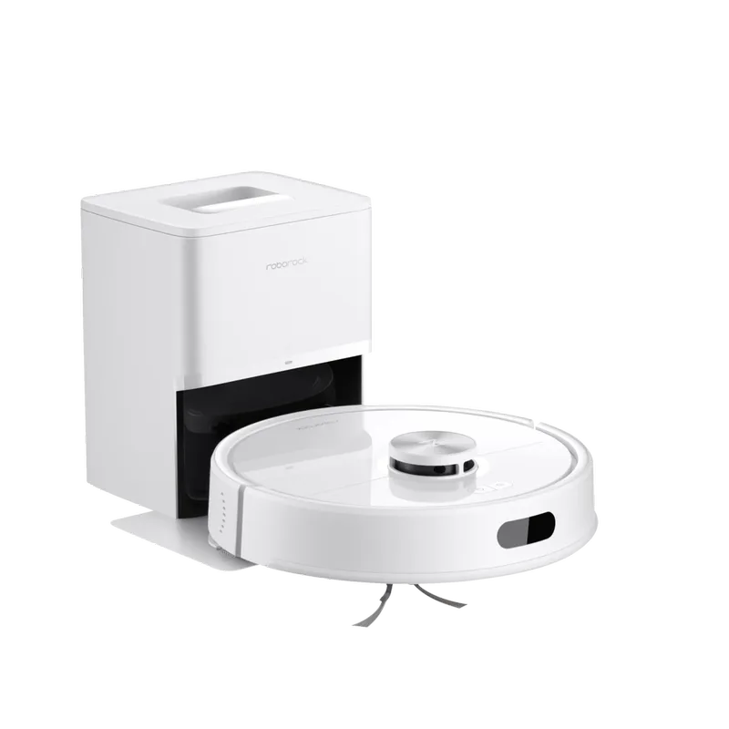 Saug- und Wischroboter »Q7 TF+« mit Absaugstation (Weiß) von Roborock in Weiß – Produktfoto