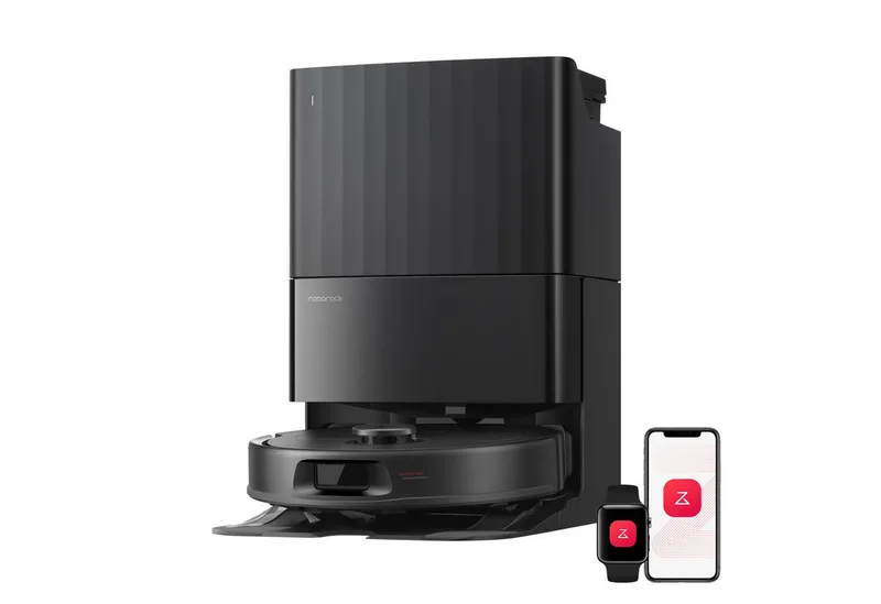 Saugroboter mit Wischfunktion Qrevo S Pro, verbessert von QV 35A, 18.500 Pa by Roborock in Black – product photo