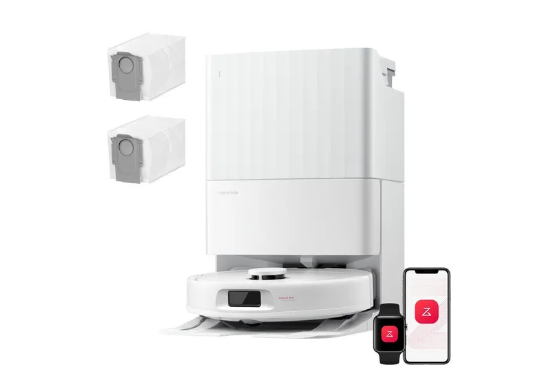 Saugroboter mit Wischfunktion Qrevo S Pro, verbessert von QV 35A, 18.500 Pa by Roborock in Qrevo S Pro Set Weiß – product photo