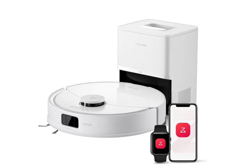 Saugroboter mit Wischfunktion roborock Q10 PF+, 10.000 Pa HyperForce Saugkraft von Roborock in Weiß – Produktfoto