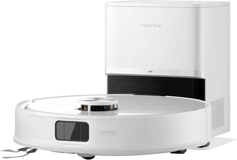 Saugroboter Roborock Q10 VF+ mit Wischfunktion, 45 W, beutellos van Roborock in Wit – productfoto
