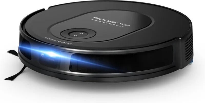 X-Plorer Serie 65 RR8L65 - Robotstofzuiger - Krachtige Zuigkracht - Geschikt voor Huisdieren - Slimme Navigatie - Dweilfunctie fra Rowenta i Sort – produktbillede