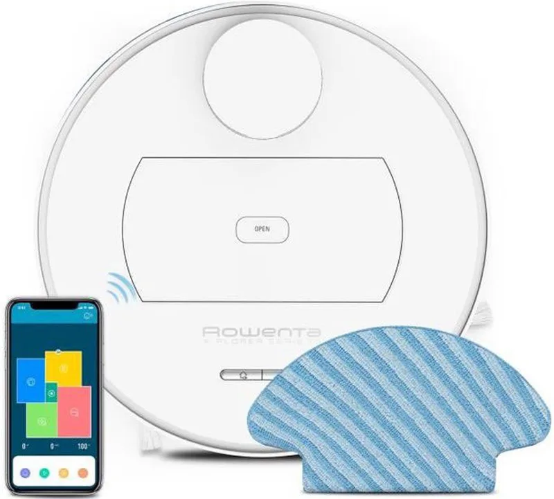 X-plorer serie 75 RR7687 - Robotstofzuiger - Total Care von Rowenta in Weiß – Produktfoto