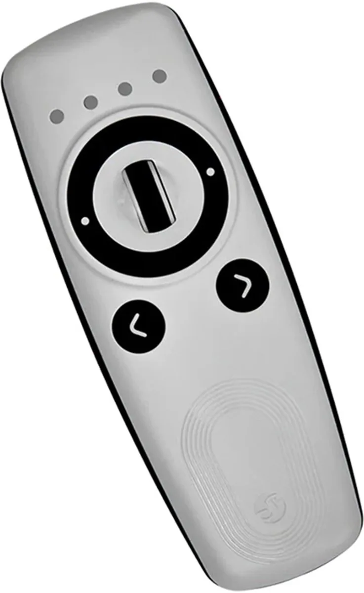 BLU Remote Control ZB - slimme Zigbee en Bluetooth afstandsbediening met scroll wiel van Shelly in Wit – productfoto