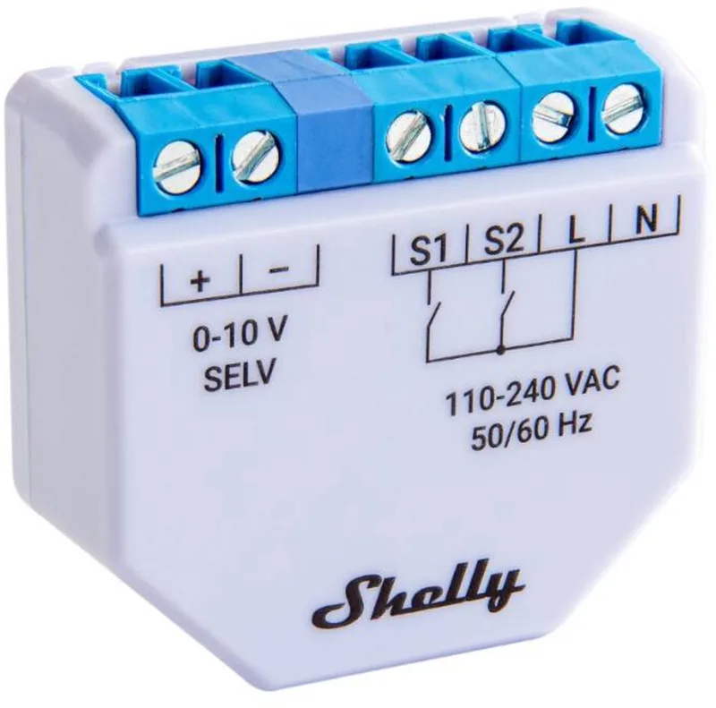 Dimmer 0-10V Voor Afstandsbediening Van Verlichting Wifi/Bluetooth von Shelly in Transparent – Produktfoto 1 von 3