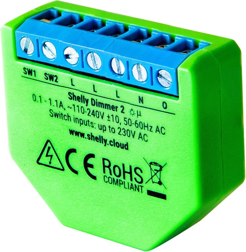 Dimmer 2 - Dimmer - Binnen - 200W - Groen by Shelly in Green – product photo