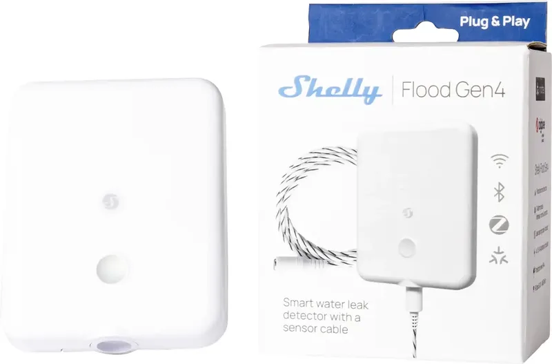 Flood Gen4 Wassersensor från Shelly – produktbild
