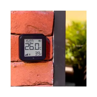 H&T Gen 3 Matte Black Funk-Temperatursensor, -Luftfeuchtesensor Bluetooth, Wi-Fi från Shelly – produktbild 4 av 4
