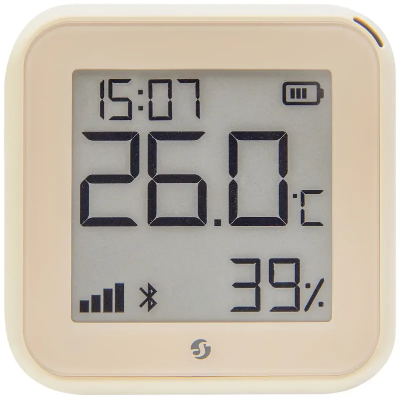 H&T Gen 3 Mocha Funk-Temperatursensor, -Luftfeuchtesensor Bluetooth, Wi-Fi från Shelly – produktbild