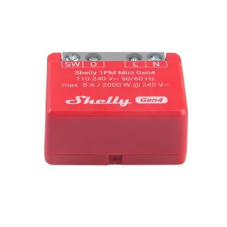 Shelly 1PM Mini Gen4 - WiFi & Zigbee-relais, vermogensmeting från Shelly – produktbild 5 av 5