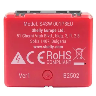 Shelly 1PM Mini Gen4 - WiFi & Zigbee-relais, vermogensmeting från Shelly – produktbild 1 av 5