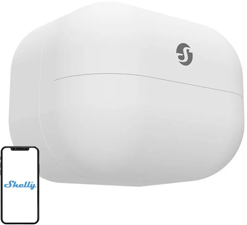 Shelly BLU Motion Bewegingsmelder Bluetooth fra Shelly i Gennemsigtig – produktbillede