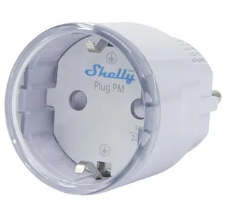 Shelly Plug PM Gen3 White Shelly Funk-Steckdose Wi-Fi, Bluetooth Smart-Home-Zubehör by Shelly in White – product photo 1 of 2