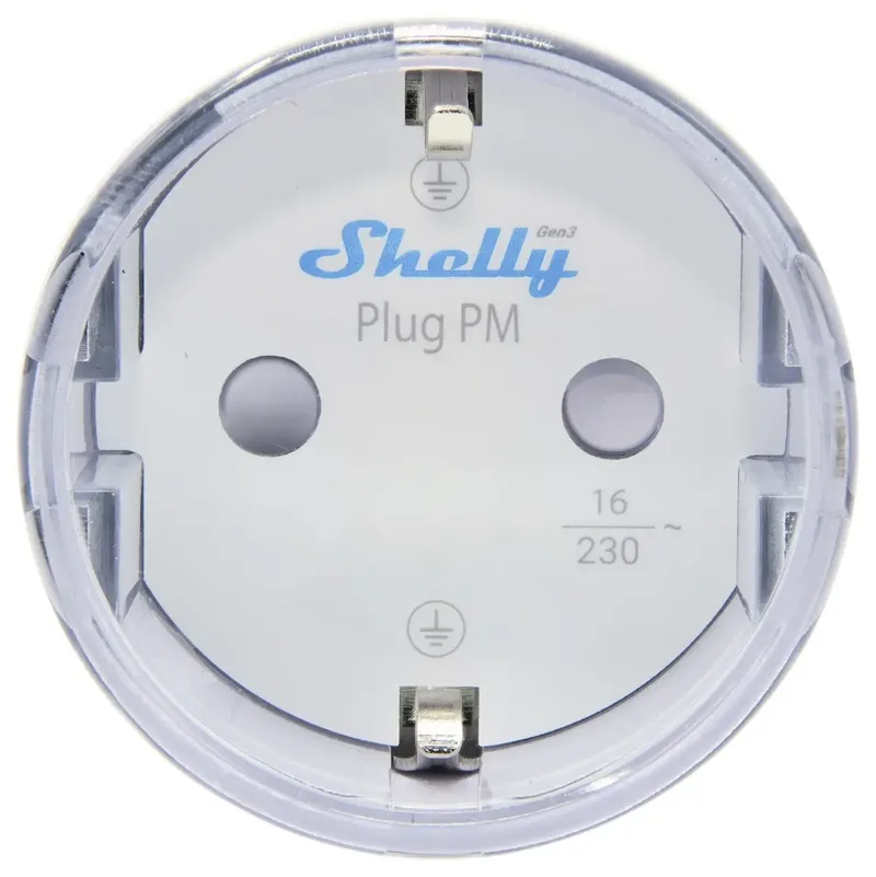 Shelly Plug PM Gen3 White Shelly Funk-Steckdose Wi-Fi, Bluetooth Smart-Home-Zubehör by Shelly in White – product photo 2 of 2