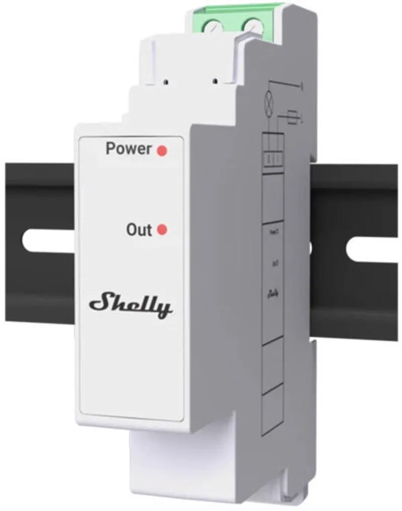 Shelly Pro 3EM Switch Add-on Elektriciteitsmeter Bluetooth, WiFi by Shelly in White – product photo 1 of 2