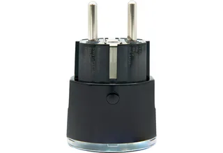 Steckdose Shelly Plug S Gen3 MTR, Schaltsteckdose van Shelly in Zwart – productfoto 3 van 5