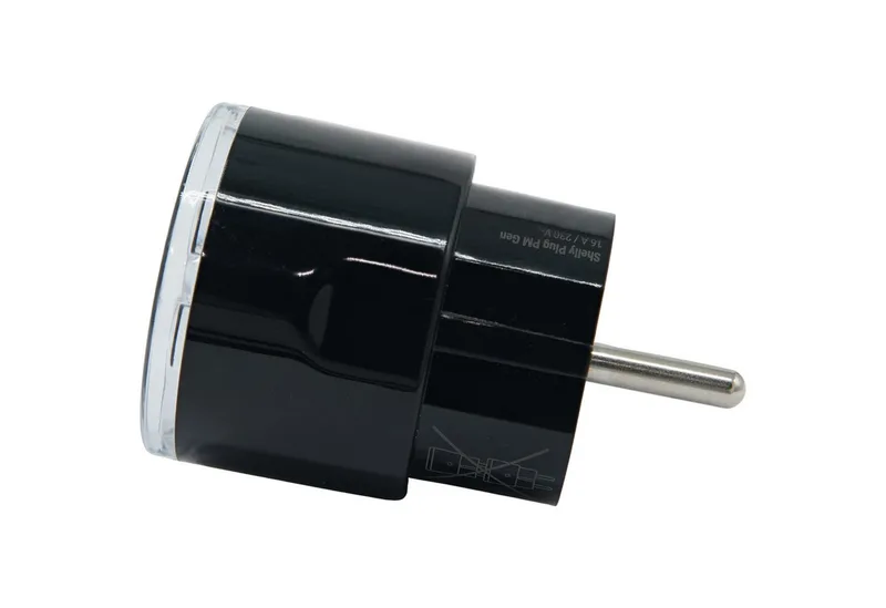 WLAN-Steckdose SHELLY WLAN-Steckdose Plug PM Gen3, schwarz by Shelly – product photo 3 of 5
