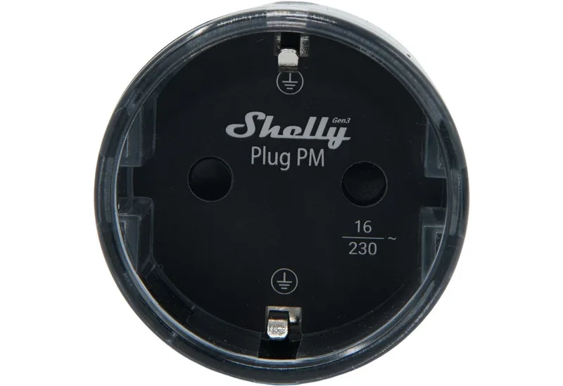 WLAN-Steckdose SHELLY WLAN-Steckdose Plug PM Gen3, schwarz by Shelly – product photo 2 of 5