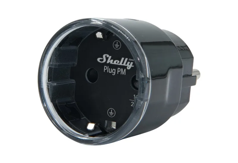 WLAN-Steckdose SHELLY WLAN-Steckdose Plug PM Gen3, schwarz by Shelly – product photo 1 of 5