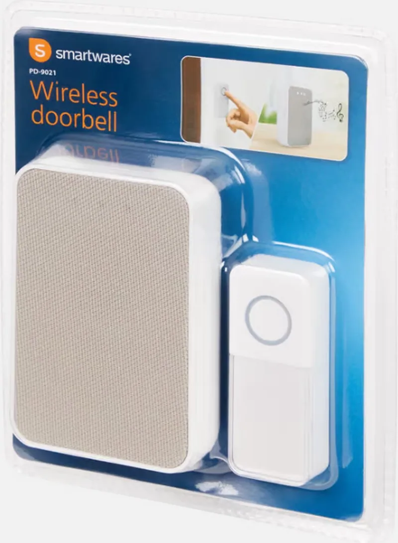 PD-9021 Draadloze Deurbel – Betrouwbaar, eenvoudig en direct klaar voor gebruik von Smartwares in Weiß – Produktfoto